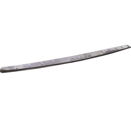 Накладка бампера декор DolleX LADA Vesta SW Cross, штамп CROSS нержавеющая сталь NBI-064