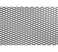 Облицовка радиатора DolleX алюминий, 120 х 20 см, черная, ячейки 16 х 6мм DKS-124