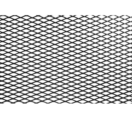 Облицовка радиатора DolleX алюминий, 120 х 20 см, черная, ячейки 16 х 6мм DKS-124