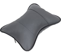 Автомобильная подушка под шею DolleX 300*210 мм, экокожа, серая PGR-3021