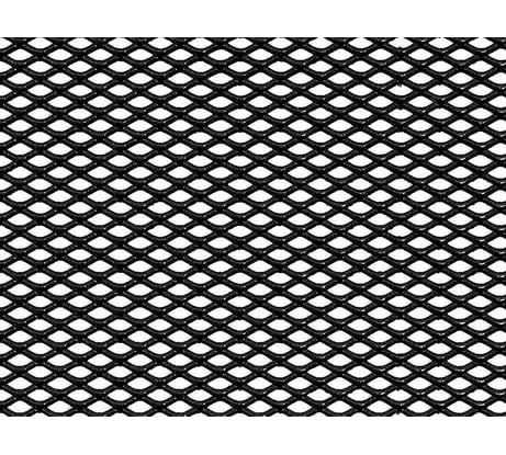 Облицовка радиатора DolleX алюминий, 120 х 30 см, черная, ячейки 6 х 3,5мм DKS-133