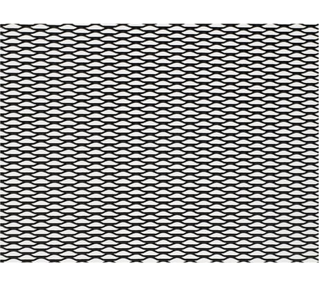 Облицовка радиатора DolleX алюминий, 120 х 20 см, черная, ячейки 15 х 4,5мм DKS-121