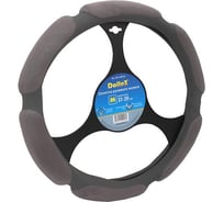 Оплетка руля DolleX D=38 см спонж, серая OPL-38324