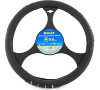 Оплетка руля DolleX D=38 см черная OPL-38611