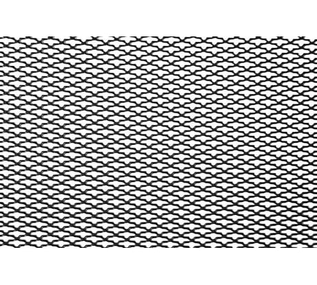 Облицовка радиатора DolleX алюминий, 100 х 30 см, черная, ячейки 15 х 6,5мм сомбреро DKS-050