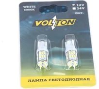 Светодиодная лампа VOLTON T10, W2.1x9.5D 12V 30SMD 3014 9-30V W5W блис. 2 шт. VLTC2009