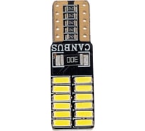 Светодиодная лампа VOLTON T10, T104 W2.1x9.5D CANBUS 12V, 24 SMD 4014, блис. 2 шт. VLTC2004