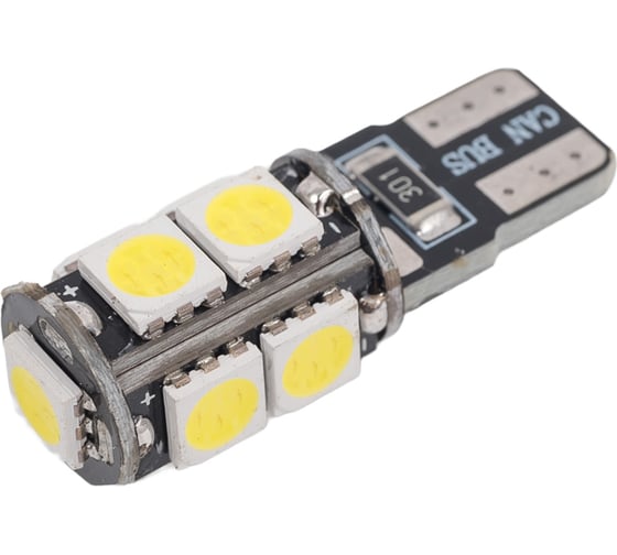 Светодиодная лампа VOLTON T10, C011 W2.1x9.5D CANBUS 12V, 9 SMD 5050, блис. 2 шт. VLTC2007