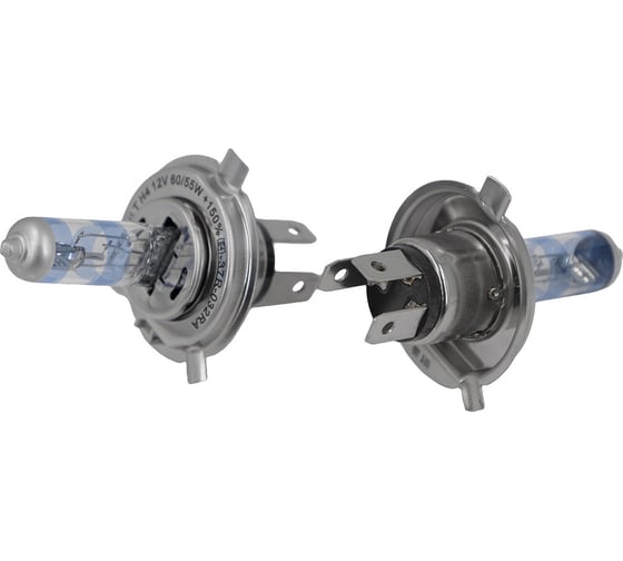 Лампа галогенная VOLTON H4 12В 60/55Вт +150 (комплект 2шт.) VLT1506