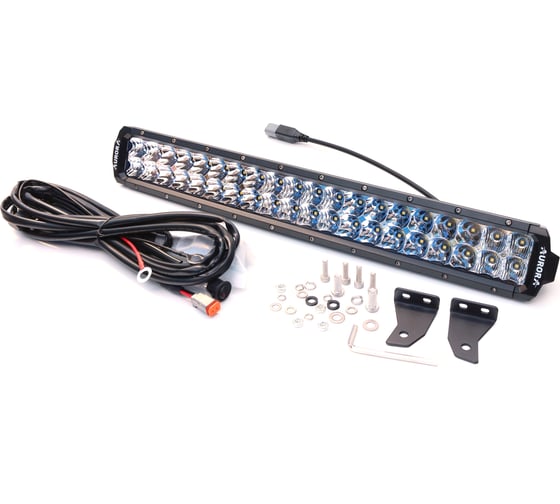 Светодиодная оптика балка Aurora alo-d5d1-20c 200w 7014lm 9v-36v ip68 комбинированный свет 19031
