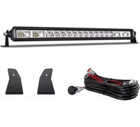 Светодиодная фара Aurora alo-s5d1-20-p7e13h 100w 5200lm 9v-36v 6500k led osram комбинированный свет + боковая засветка 100 0115