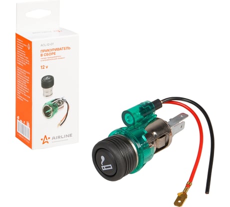 Прикуриватель для европейских иномарок в сборе Airline ACL-12-07