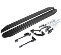 Пороги "Premium-Black" Rival для Hyundai Creta 2016-2020 2020-н.в., 173 см, 2 шт., алюминий, A173ALB.2310.1