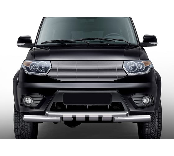 Решетка радиатора Rival d10 для Uaz Patriot I рестайлинг 2014-2016 2016, G.6301.001