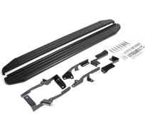 Алюминиевые пороги Rival Premium-Black Ford Kuga II 2013-2016 2016-н.в., 2 шт., A180ALB.1804.2