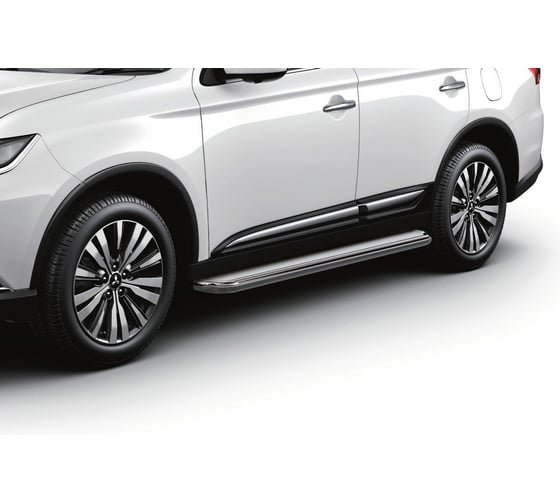 Пороги с листом Rival d57 Mitsubishi Outlander III 2015-2018 2018, 2 шт., R.4010.006
