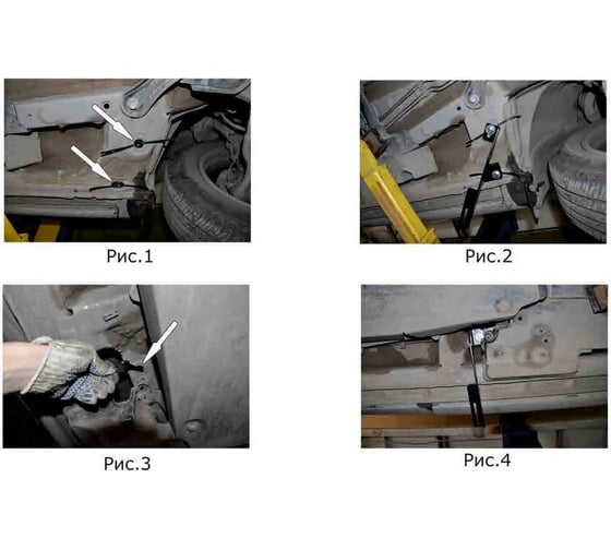 Алюминиевые порог Rival Silver для Toyota Rav4 IV /CA40/ 2013-2015, 2 шт., F173AL.5705.3