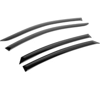 Дефлекторы окон AutoFlex для Hyundai Solaris седан 2011-2017, поликарбонат, 4 шт., 823101