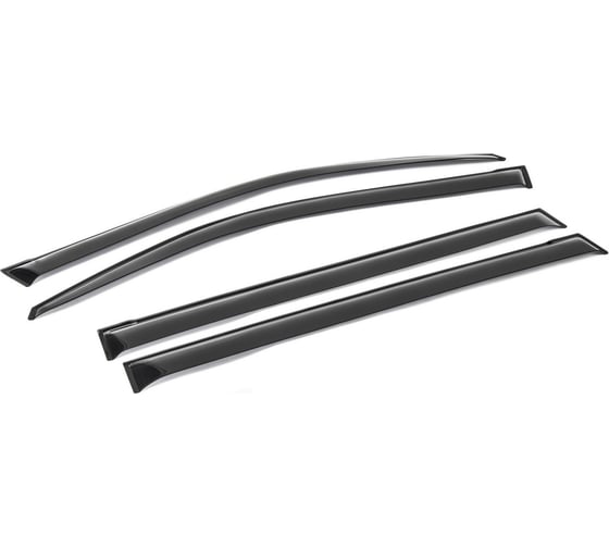 Дефлекторы окон AutoFlex для Lexus LX 2008-/Toyota Land Cruiser 200 2007-, акрил, 4 шт., 857002 1