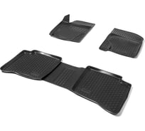 Коврик салона AutoFlex для Geely MK 2008-2015, полиуретан, с перемычкой, 4 шт., 99019006001