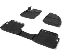 Коврик салона AutoFlex для BMW 5 G30 седан 2016-н.в., полиуретан, с перемычкой, 4 шт., 99005001001