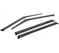 Дефлекторы окон AutoFlex для Kia Soul хэтчбек 5-дв. 2014-, акрил, 4 шт., 828004