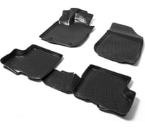Коврик салона AutoFlex для Renault Sandero II 2014-2018, полиуретан, с крепежом, 4 шт., 99047006002