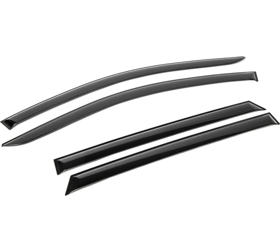 Дефлекторы окон AutoFlex для Hyundai Solaris I хэтчбек, 5-дв., 2010-2017, 4 шт., 823102 1