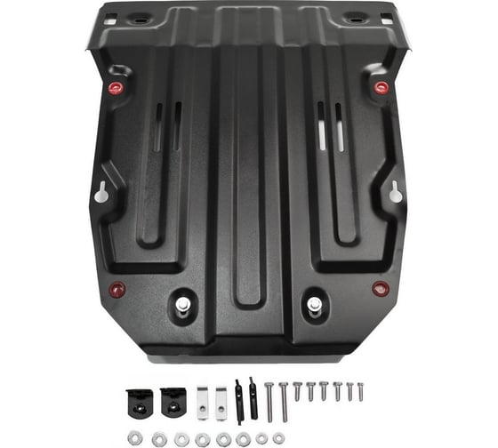 Защита картера АвтоБРОНЯ Porsche Cayenne 2010-2014 2014-2018/VW Touareg 2010-, st 2mm, 111.05824.2 1