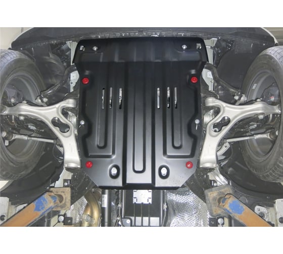 Защита картера АвтоБРОНЯ Porsche Cayenne 2010-2014 2014-2018/VW Touareg 2010-, st 2mm, 111.05824.2