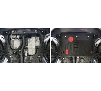 Защита картера и КПП АвтоБРОНЯ для Ford Edge 2014-2015, с крепежом, 111.01837.1