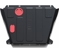 Защита картера и КПП АвтоБРОНЯ для Ford Explorer 2011-2014, с крепежом, 111.01836.1