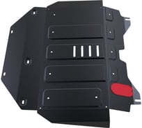 Защита картера и КПП АвтоБРОНЯ для Chery Bonus 3 2014-н.в., с крепежом, 111.00913.1