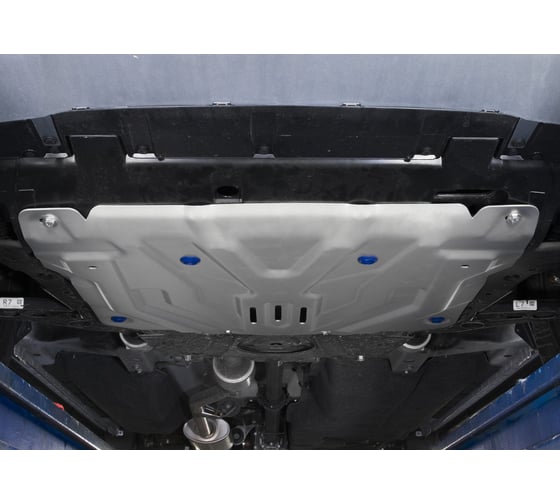 Защита картера и КПП Rival для Honda CR-V V (V - 2.0; 2.4) 2017-н.в., штампованная, алюминий 3 мм, с крепежом, 333.2131.2