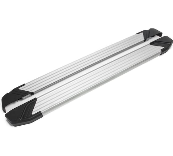Пороги "Silver" Rival для Nissan Qashqai I 2006-2014/X-Trail T31 2007-2015, 173 см, 2 шт., алюминий, F173AL.4104.5 1