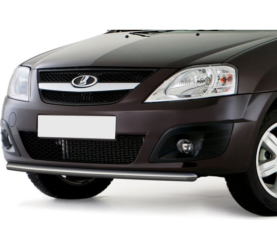 Защита переднего бампера d42 Rival для Lada Largus 2012-2021, нерж. сталь, R.6001.001