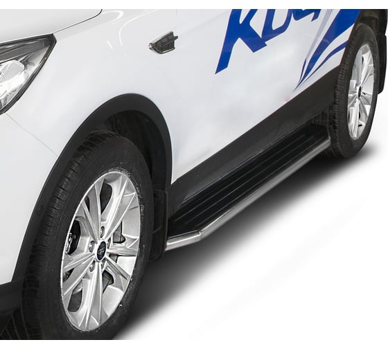 Алюминиевые пороги Rival Premium для Ford Kuga II 2013-2016 2016, 2 шт., A180ALP.1804.2
