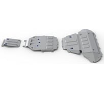 Защита радиатора, картера, КПП и РК Rival VW Touareg III 2018-, al 4mm, K333.5870.1