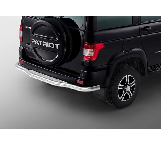 Защита заднего бампера d76 с листом Rival Uaz Patriot I 2014-2016 2016, R.6302.009
