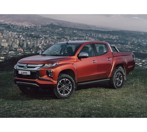 Пороги Rival Premium-Black Mitsubishi L200 IV, V 2006-2015 2015-2019, 193 см, A193ALB.4003.1