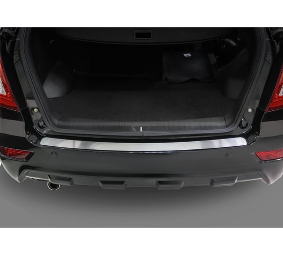 Накладка на задний бампер Rival для Lifan X60 2012-2016 2016-н.в., нерж. сталь, NB.3301.1
