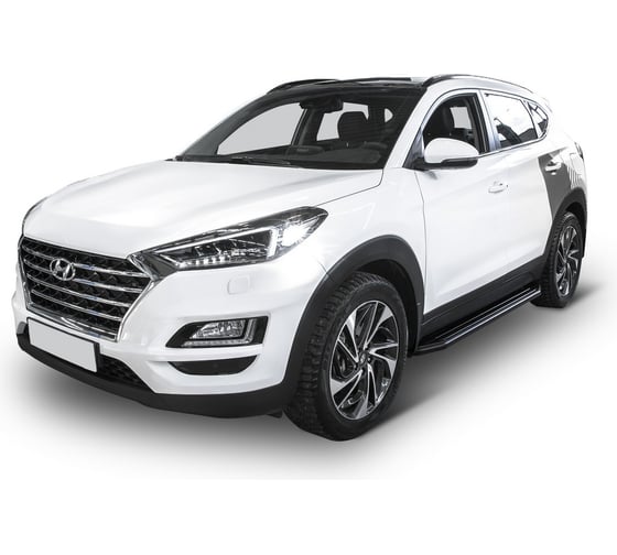 Пороги Rival Premium-Black Hyundai Tucson 15-18 18-/Kia Sportage 16-18, A173ALB.2309.2