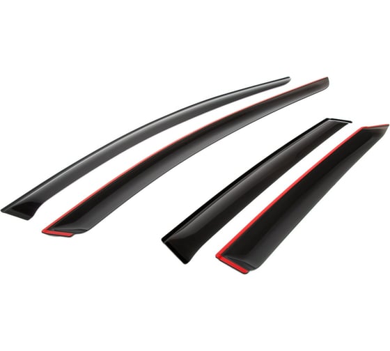 Дефлекторы окон Rival Premium для Hyundai i40 универсал 2011-2019, листовой ПММА, 4 шт., 32303004 1