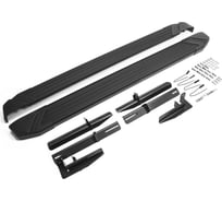 Пороги "Black" Rival для Citroen C4 Aircross/C-Crosser/Mitsubishi ASX/Outlander, F173ALB.4005.1