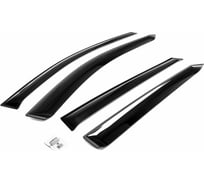 Дефлекторы окон Rival Premium для Hyundai ix35 2010-2015, листовой ПММА, 4 шт., 32304001