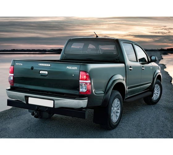 Пороги Rival Premium-Black Toyota Hilux VII 2005-2011 2011-2015, 2 шт., A193ALB.5703.1