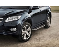 Пороги "Premium" Rival для Toyota RAV4 XA30 2005-2013, 160 см, 2 шт., алюминий, A160ALP.5702.1