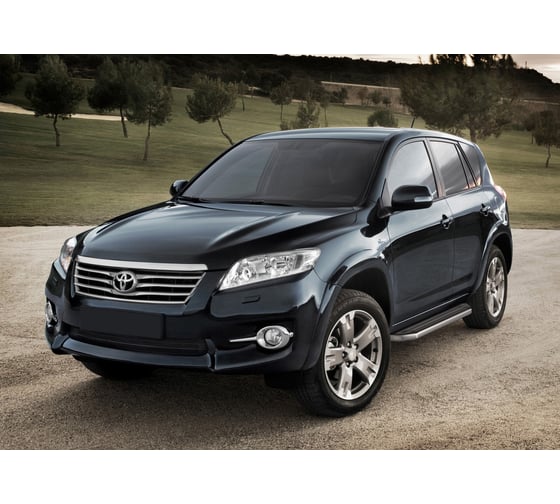 Пороги "Premium" Rival для Toyota RAV4 XA30 2005-2013, 160 см, 2 шт., алюминий, A160ALP.5702.1
