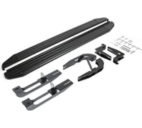 Пороги Rival Premium-Black Hyundai Santa Fe II 2006-2012, 2 шт., A173ALB.2302.1