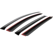 Дефлекторы окон Rival Premium для Renault Koleos I 2008-2016, листовой ПММА, 4 шт., 34706001